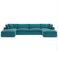 Commix Down Filled Overstuffed 6 Piece Sectional Sofa Set by Modway | Sofas | Modishstore-41