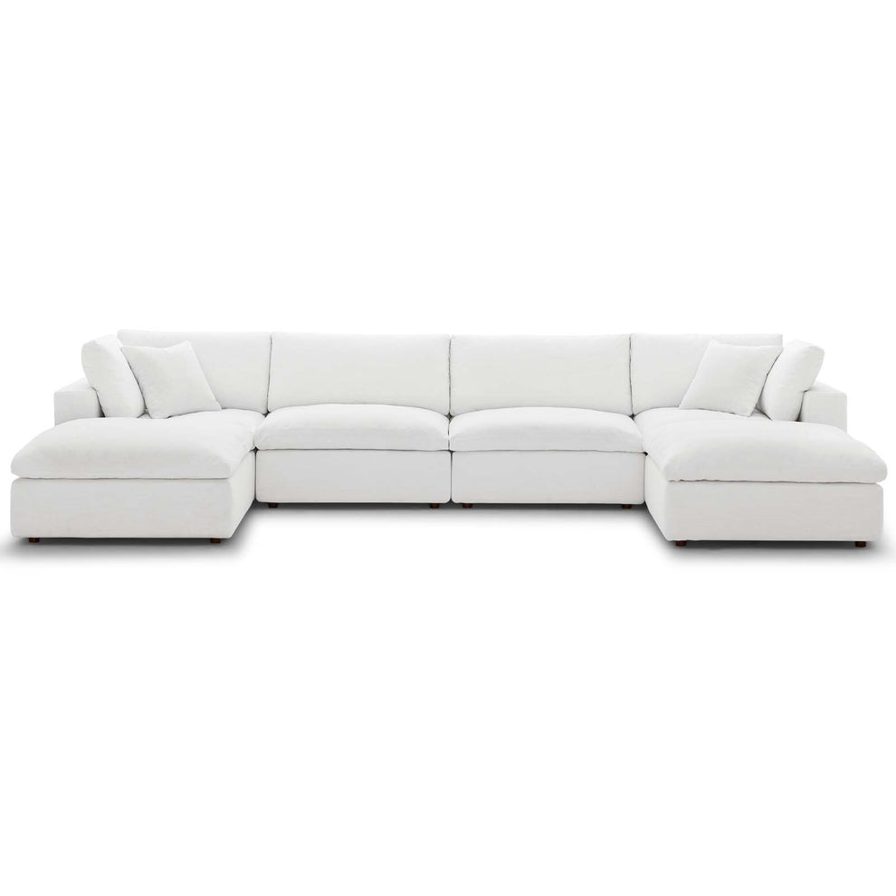 Commix Down Filled Overstuffed 6 Piece Sectional Sofa Set by Modway - EEI-3362 | Sofa Set | Modishstore - 7