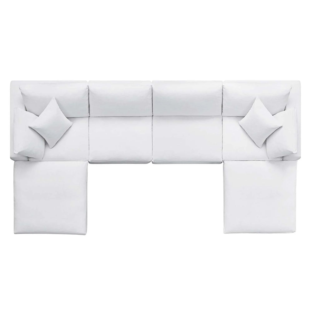 Commix Down Filled Overstuffed 6 Piece Sectional Sofa Set by Modway - EEI-3362 | Sofa Set | Modishstore - 9