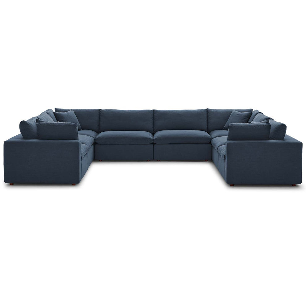 Modway Commix Down Filled Overstuffed 8 Piece Sectional Sofa Set - EEI-3363 | Sofa Set | Modishstore - 9