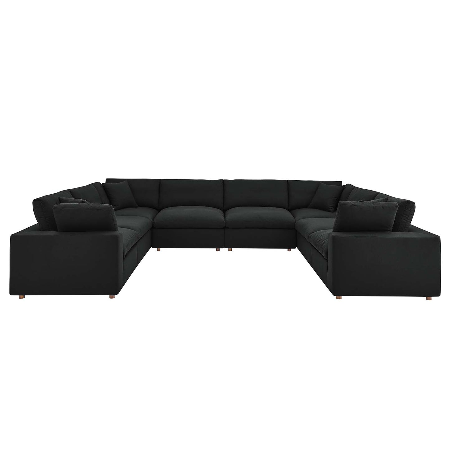 Modway Commix Down Filled Overstuffed 8 Piece Sectional Sofa Set | Sofas | Modishstore-31