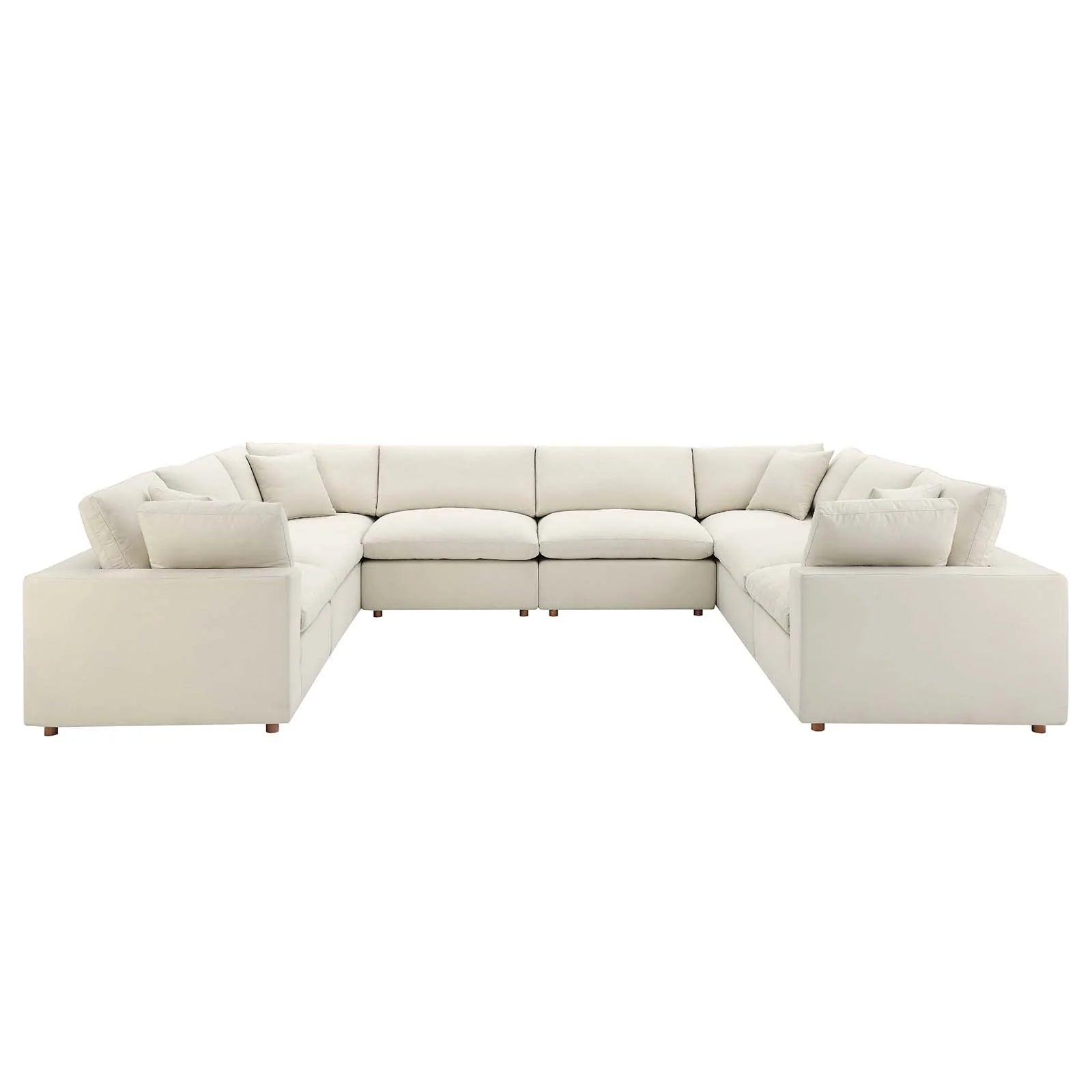 Modway Commix Down Filled Overstuffed 8 Piece Sectional Sofa Set | Sofas | Modishstore-54