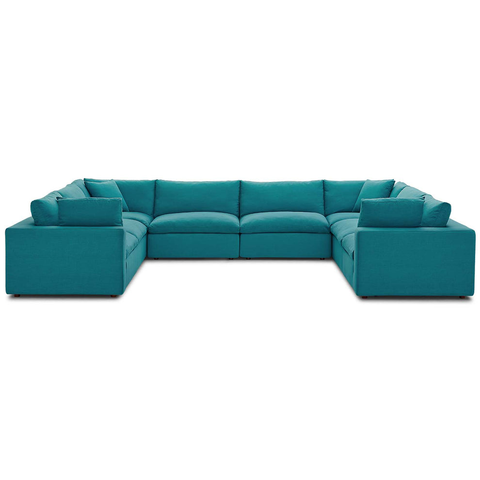 Modway Commix Down Filled Overstuffed 8 Piece Sectional Sofa Set - EEI-3363 | Sofa Set | Modishstore - 22