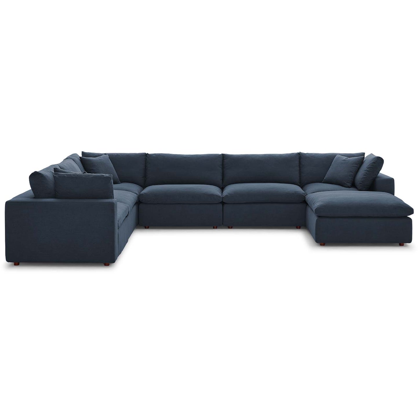 Modway Commix Down Filled Overstuffed 7 Piece Sectional Sofa Set - EEI-3364 | Sofa Set | Modishstore - 40