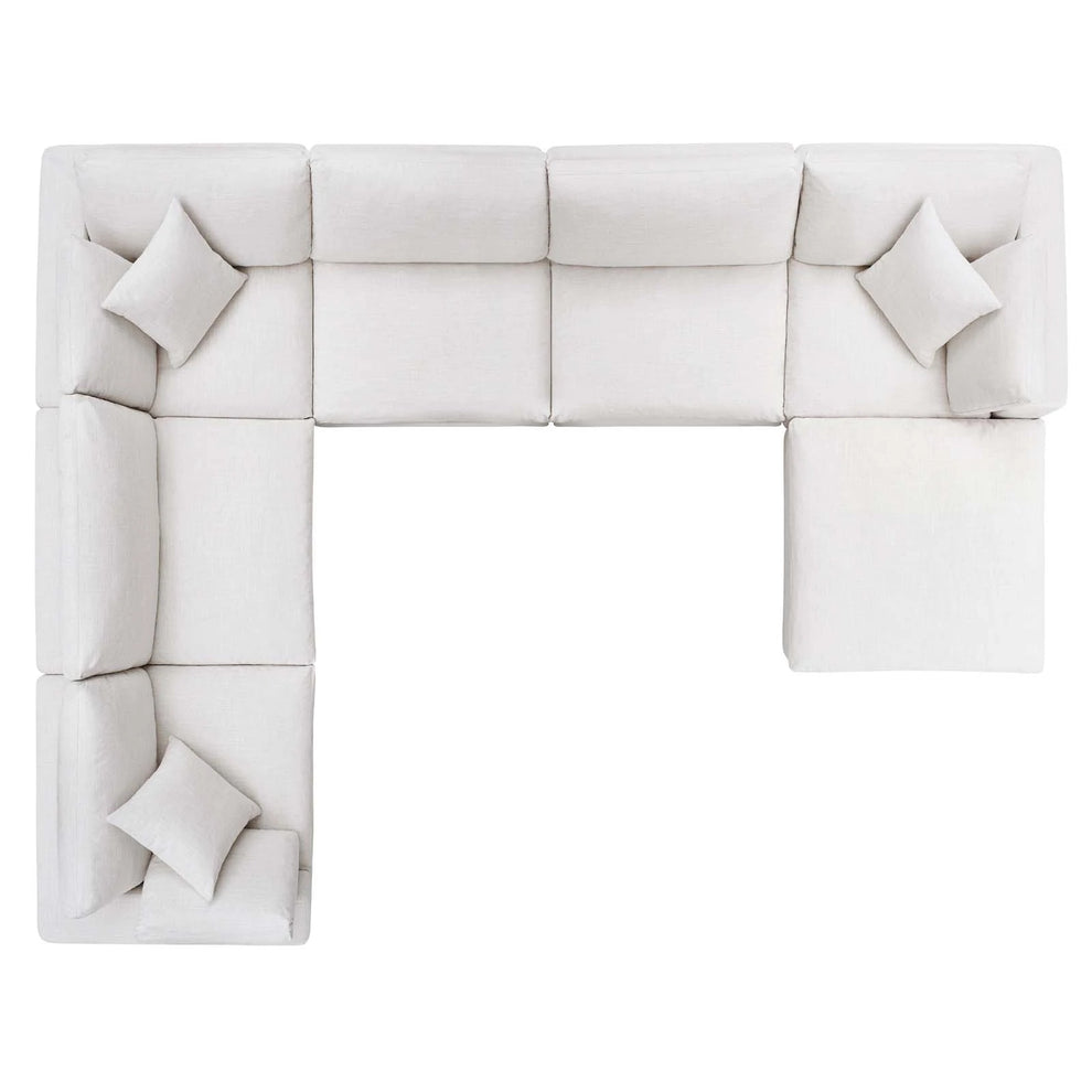 Modway Commix Down Filled Overstuffed 7 Piece Sectional Sofa Set - EEI-3364 | Sofa Set | Modishstore - 3