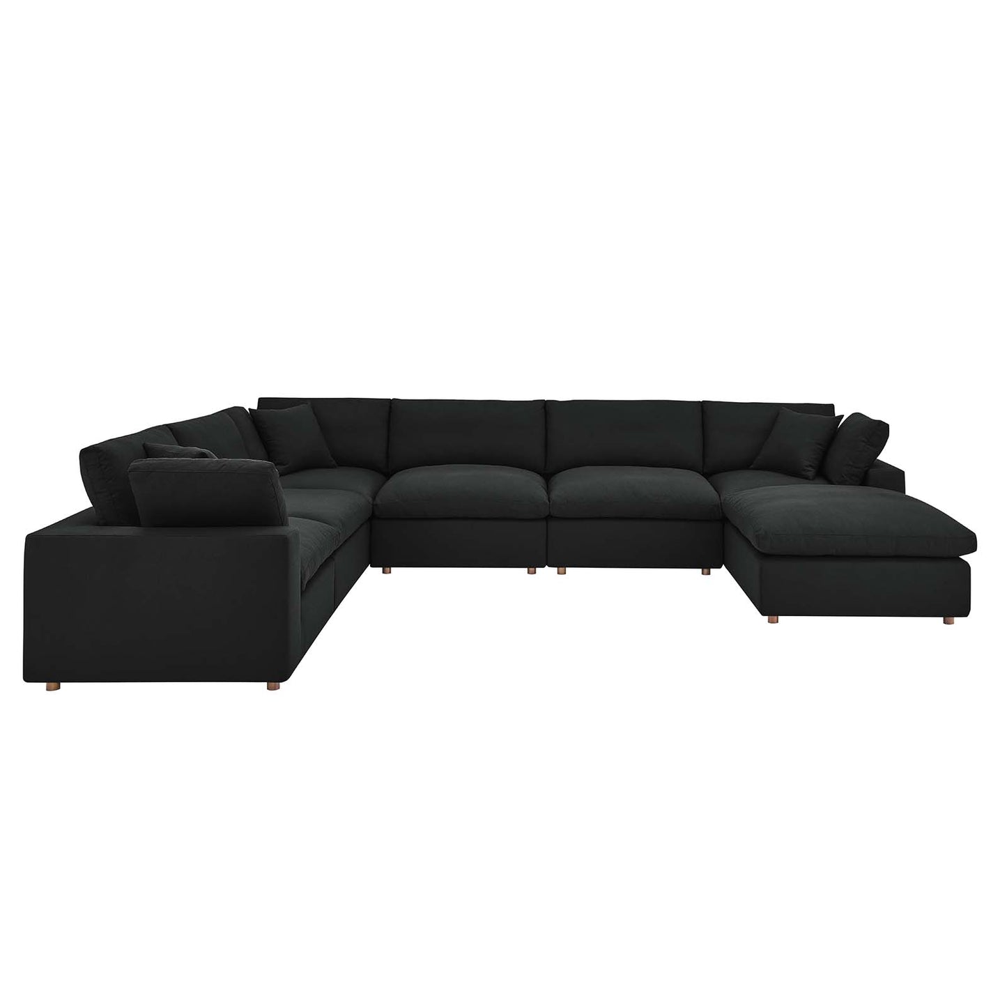 Modway Commix Down Filled Overstuffed 7 Piece Sectional Sofa Set - EEI-3364 | Sofa Set | Modishstore - 52