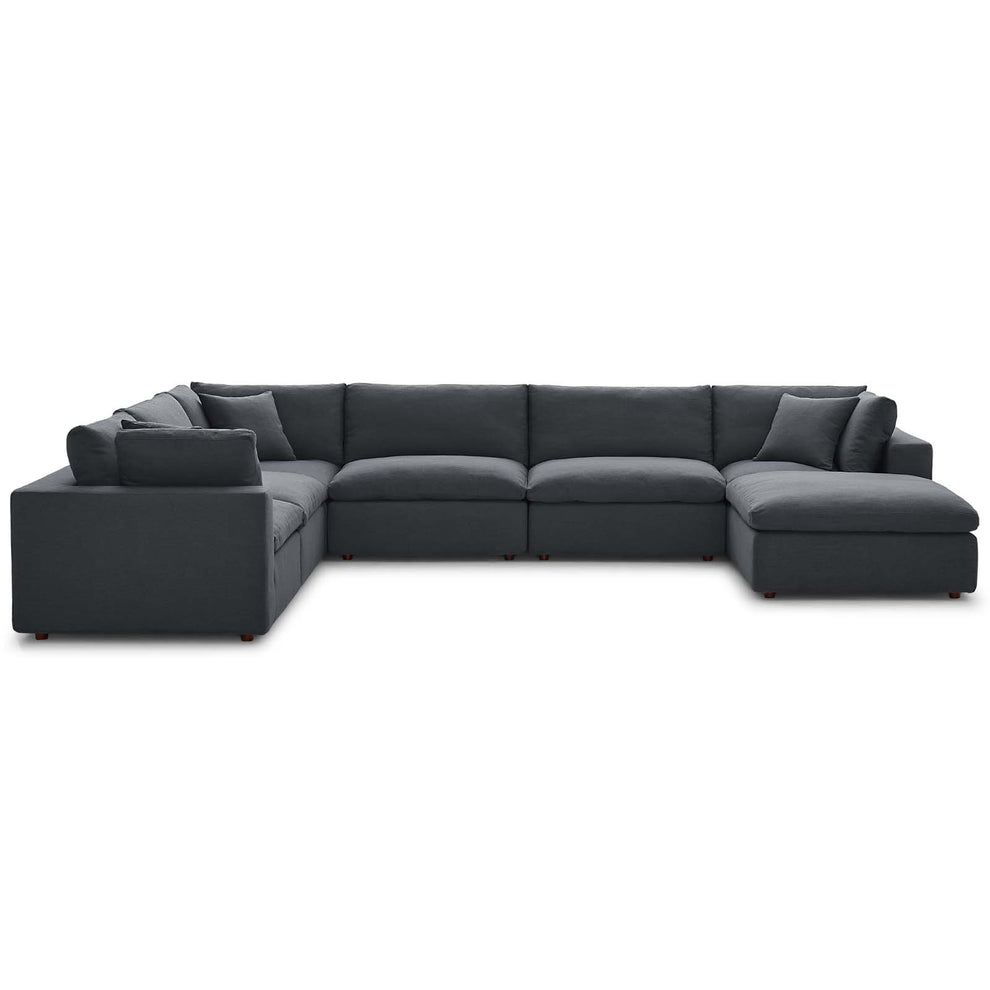 Modway Commix Down Filled Overstuffed 7 Piece Sectional Sofa Set - EEI-3364 | Sofa Set | Modishstore - 32