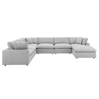 Modway Commix Down Filled Overstuffed 7 Piece Sectional Sofa Set - EEI-3364 | Sofa Set | Modishstore - 63