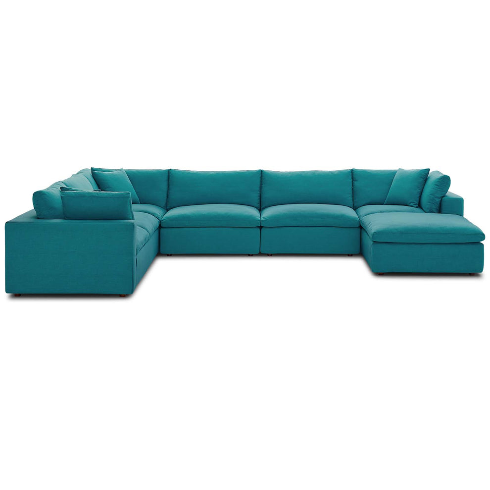 Modway Commix Down Filled Overstuffed 7 Piece Sectional Sofa Set - EEI-3364 | Sofa Set | Modishstore - 20