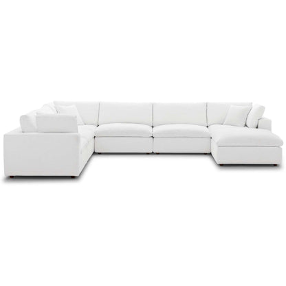 Modway Commix Down Filled Overstuffed 7 Piece Sectional Sofa Set | Sofas | Modishstore