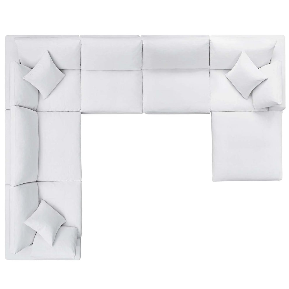 Modway Commix Down Filled Overstuffed 7 Piece Sectional Sofa Set - EEI-3364 | Sofa Set | Modishstore - 12