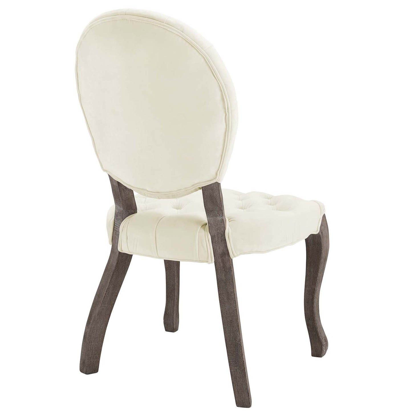 Modway Exhibit French Vintage Dining Performance Velvet Side Chair | Dining Chairs | Modishstore-16