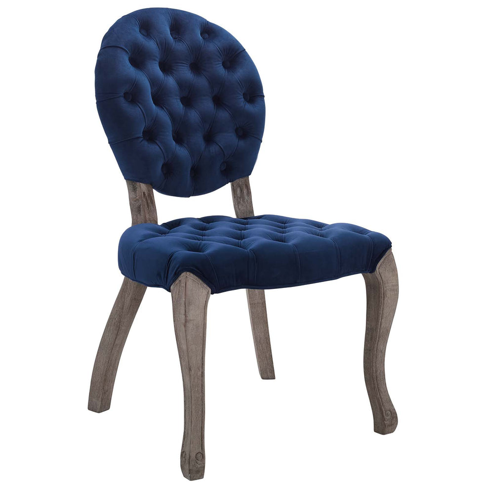 Modway Exhibit French Vintage Dining Performance Velvet Side Chair - EEI-3365 | Dining Chairs | Modishstore - 15