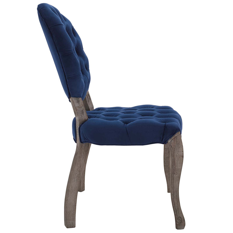 Modway Exhibit French Vintage Dining Performance Velvet Side Chair - EEI-3365 | Dining Chairs | Modishstore - 17