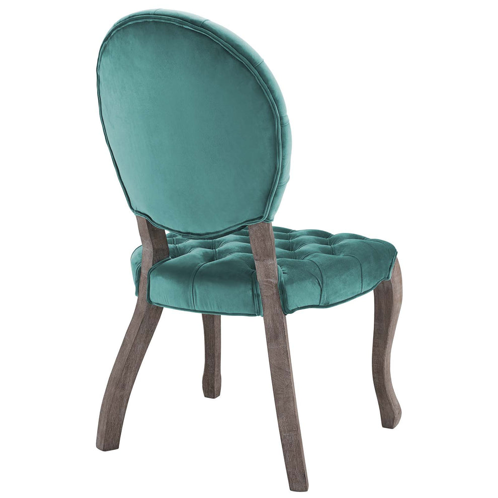 Modway Exhibit French Vintage Dining Performance Velvet Side Chair - EEI-3365 | Dining Chairs | Modishstore - 11