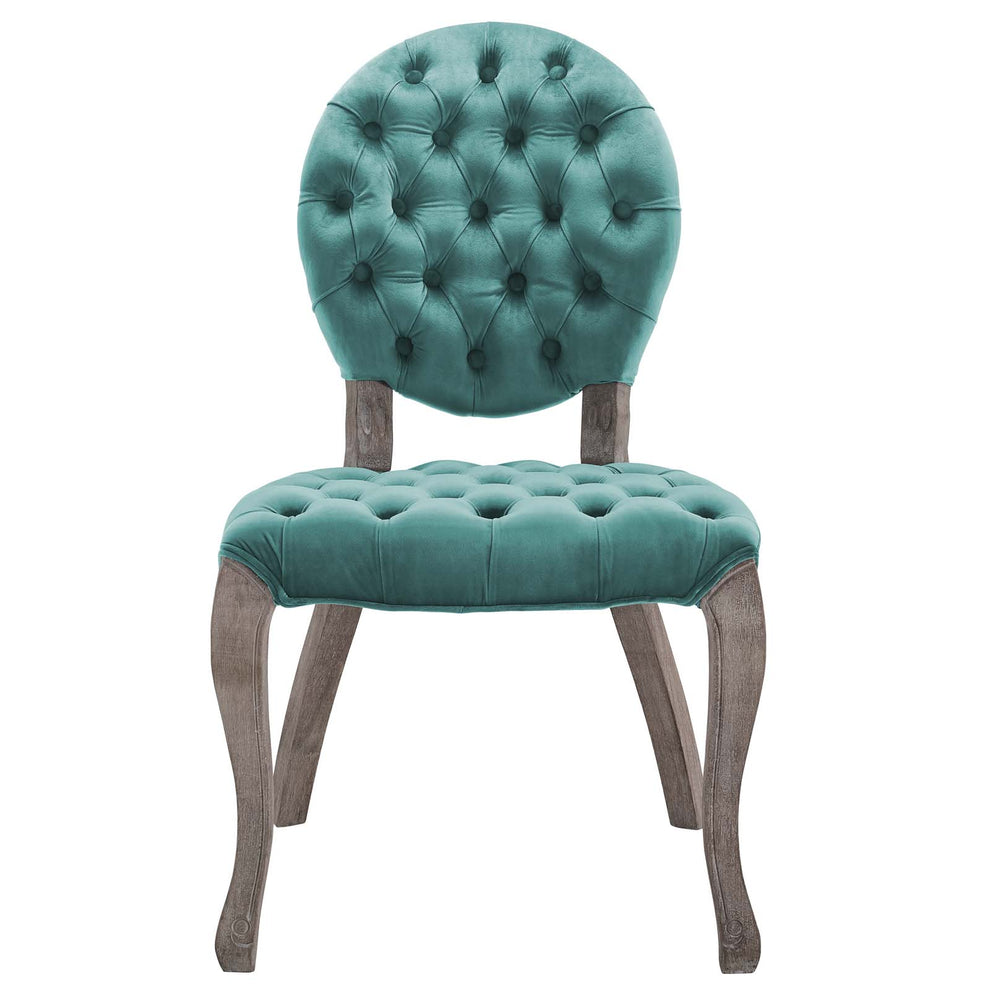 Modway Exhibit French Vintage Dining Performance Velvet Side Chair - EEI-3365 | Dining Chairs | Modishstore - 13