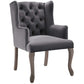Modway Realm French Vintage Dining Performance Velvet Armchair - EEI-3366 | Armchairs | Modishstore - 2