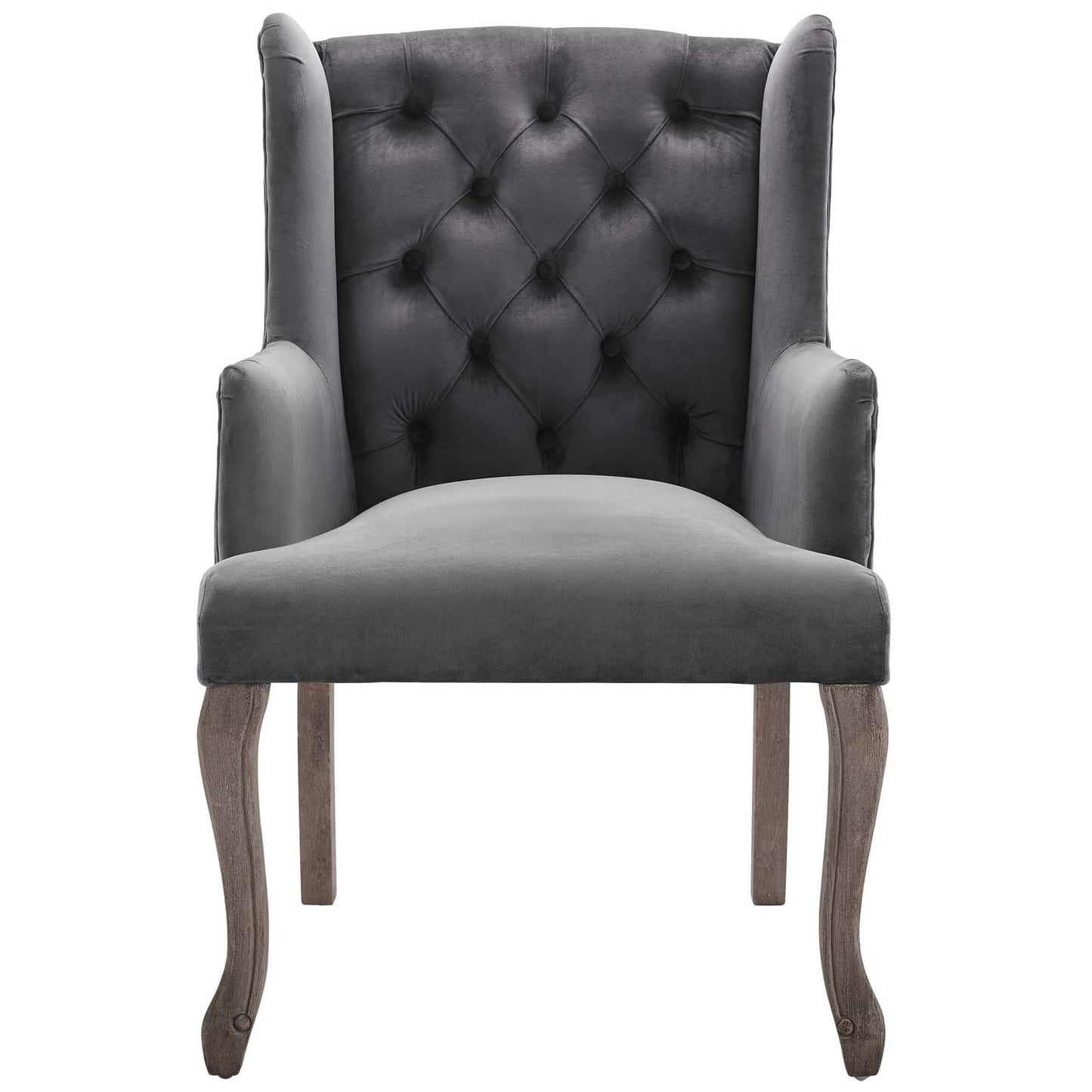 Modway Realm French Vintage Dining Performance Velvet Armchair - EEI-3366 | Armchairs | Modishstore - 5