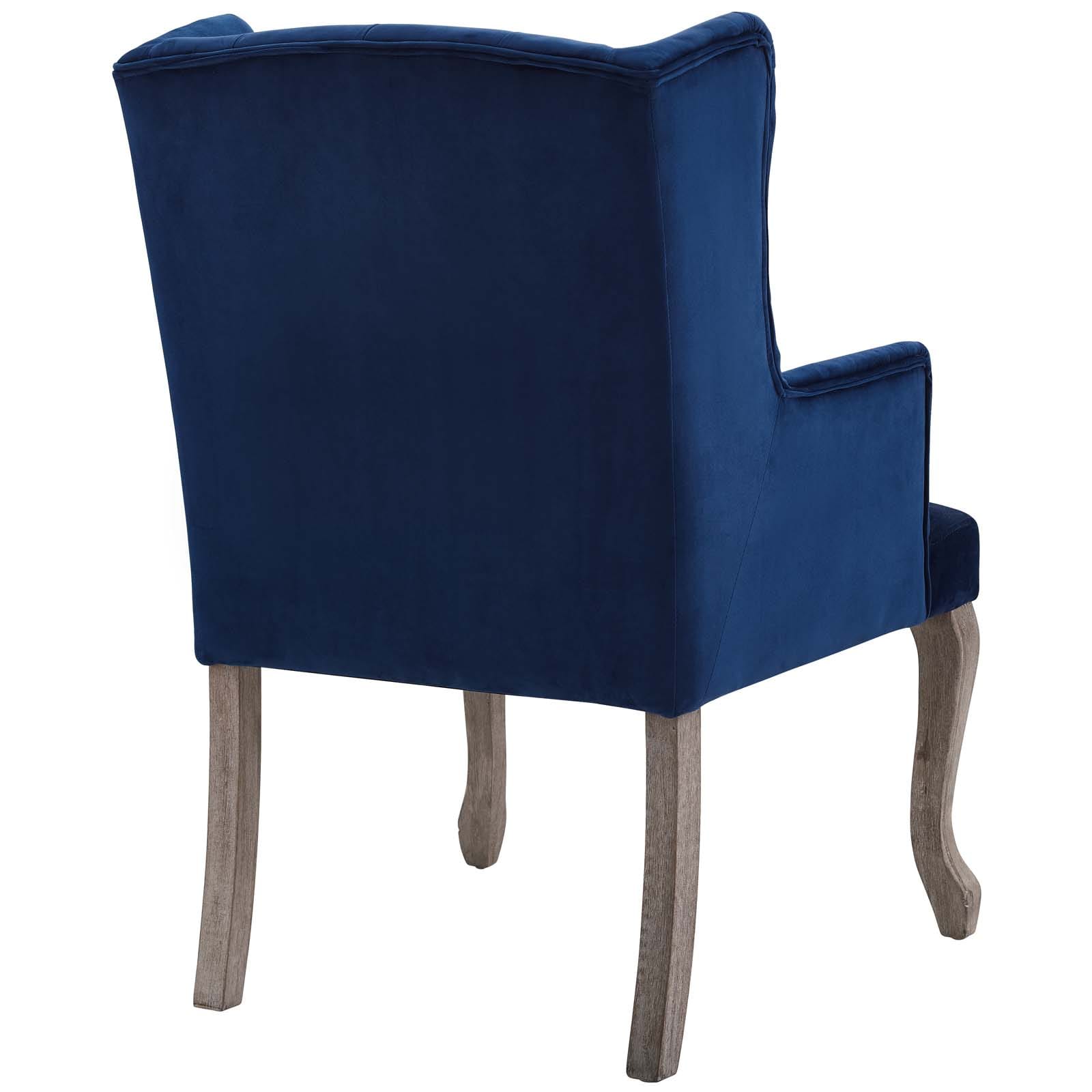 Modway Realm French Vintage Dining Performance Velvet Armchair - EEI-3366 | Armchairs | Modishstore - 10