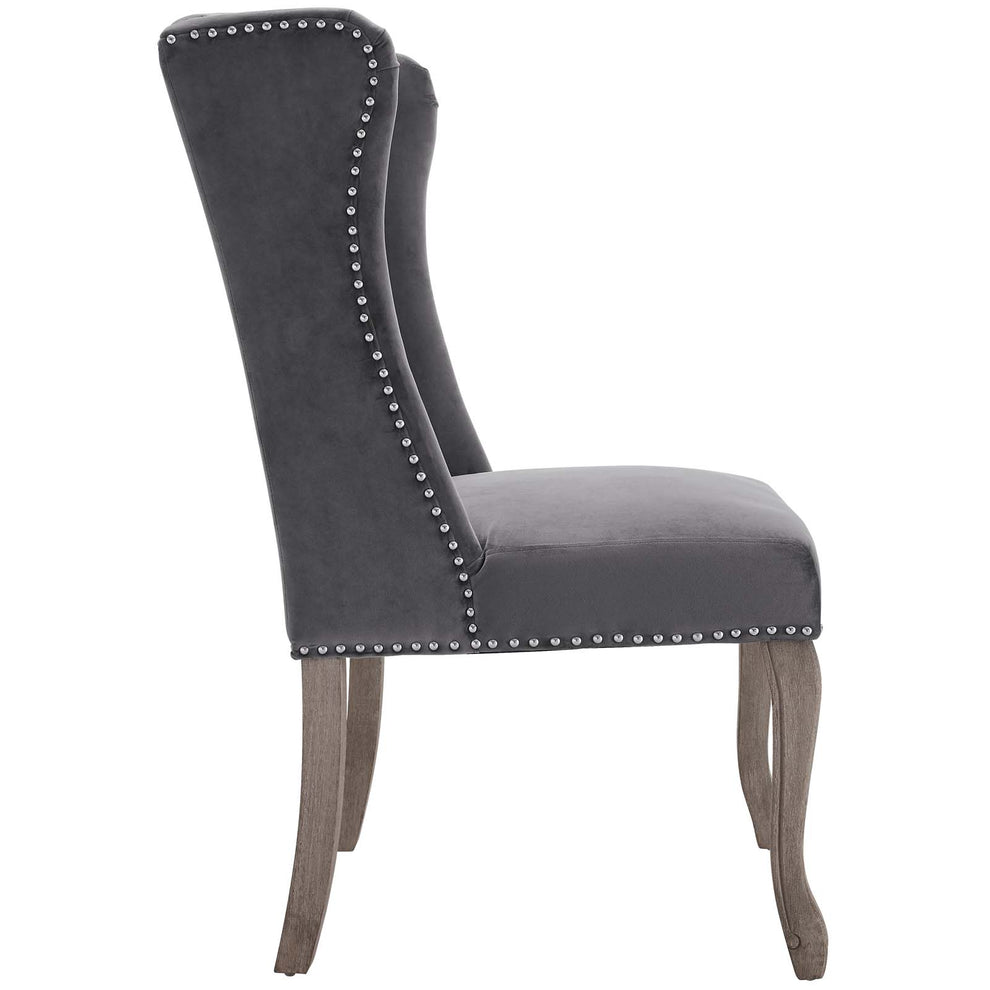 Modway Apprise French Vintage Dining Performance Velvet Side Chair - EEI-3367 | Dining Chairs | Modishstore - 5