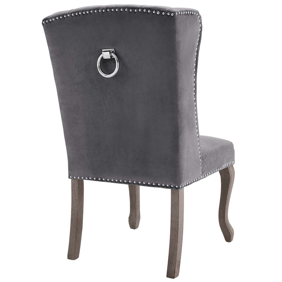 Modway Apprise French Vintage Dining Performance Velvet Side Chair - EEI-3367 | Dining Chairs | Modishstore - 4