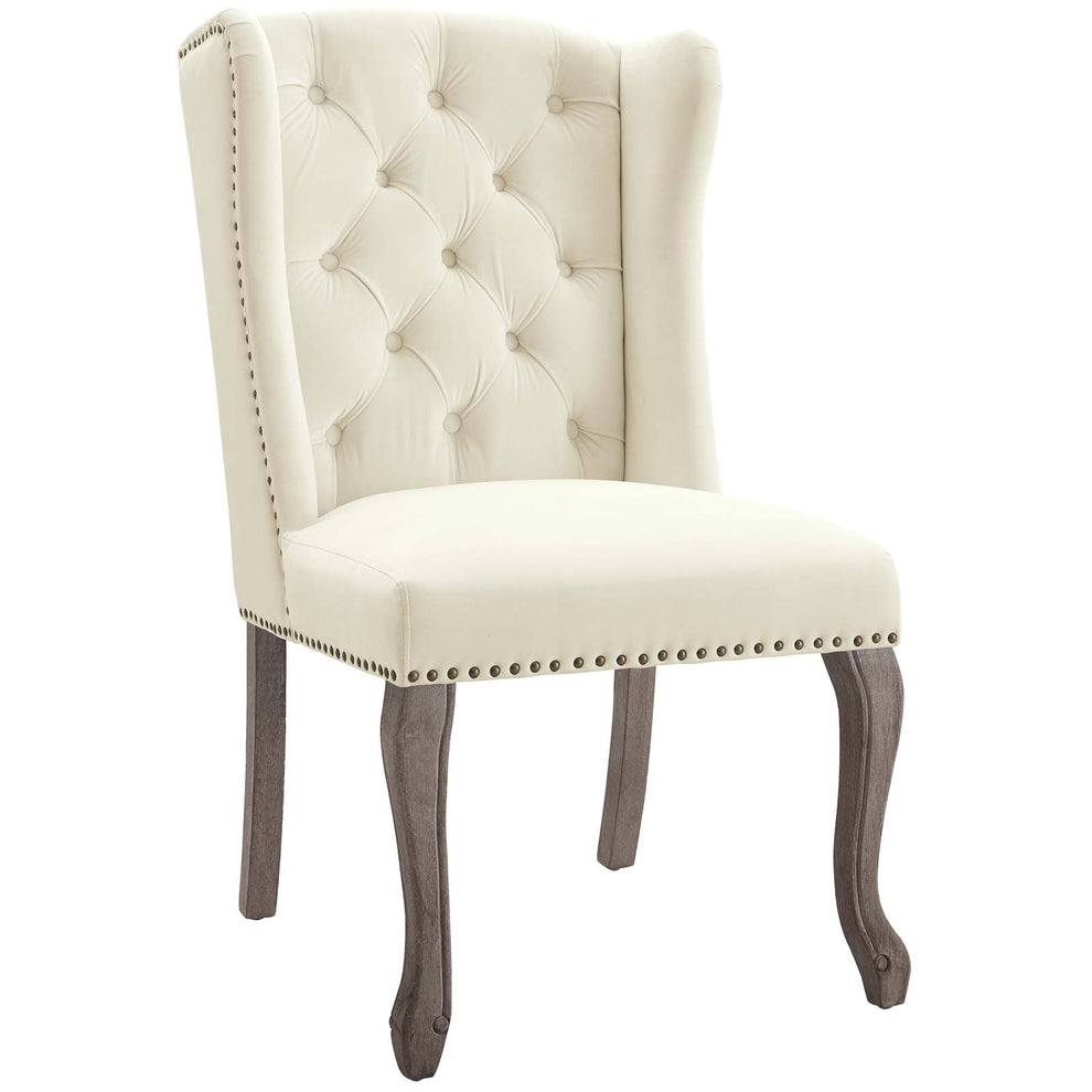 Modway Apprise French Vintage Dining Performance Velvet Side Chair - EEI-3367 | Dining Chairs | Modishstore - 12