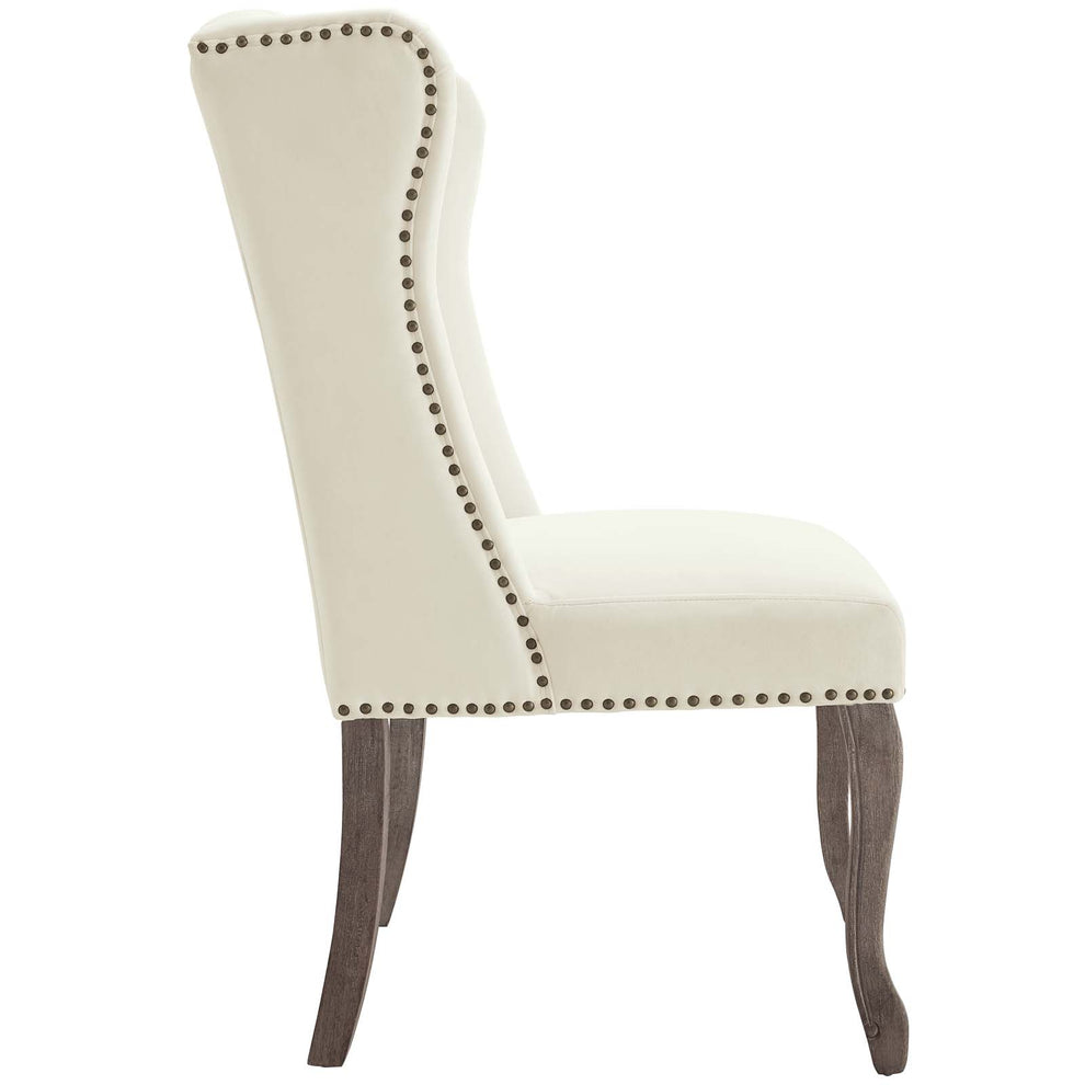 Modway Apprise French Vintage Dining Performance Velvet Side Chair - EEI-3367 | Dining Chairs | Modishstore - 11