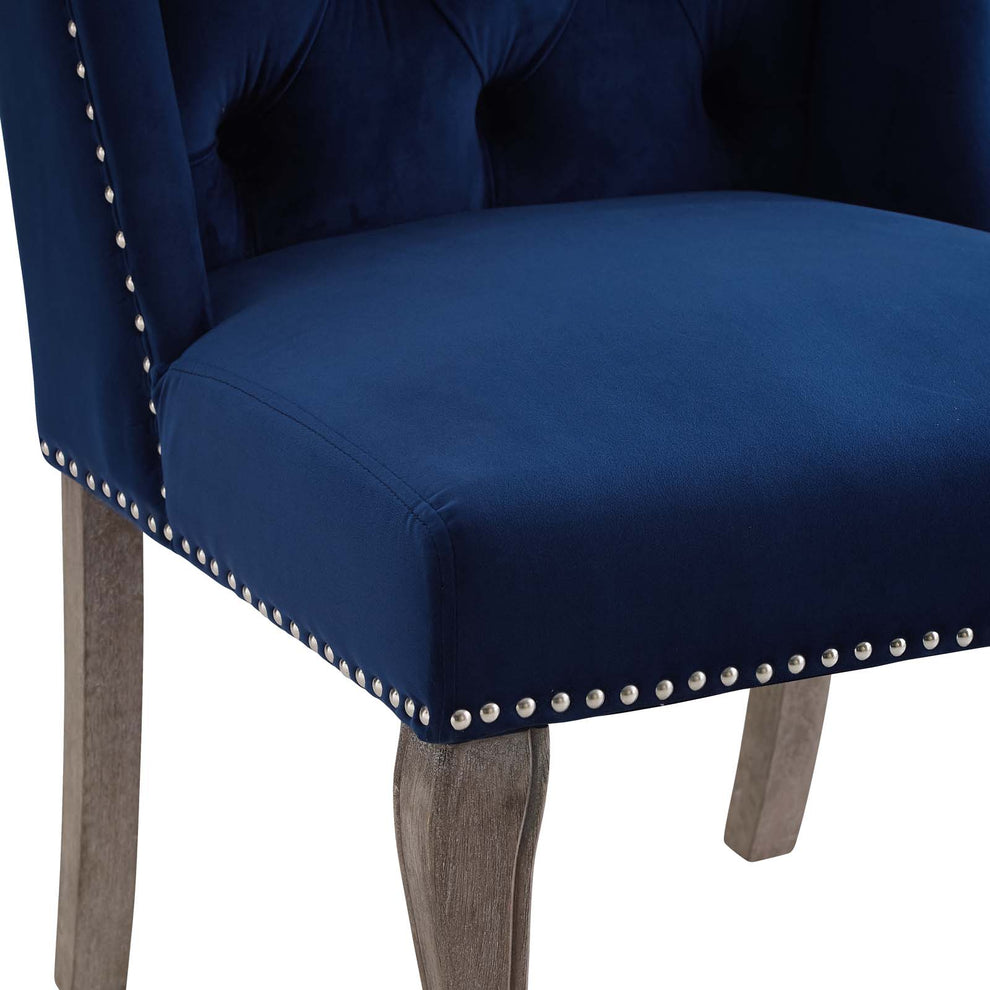 Modway Apprise French Vintage Dining Performance Velvet Side Chair - EEI-3367 | Dining Chairs | Modishstore - 14