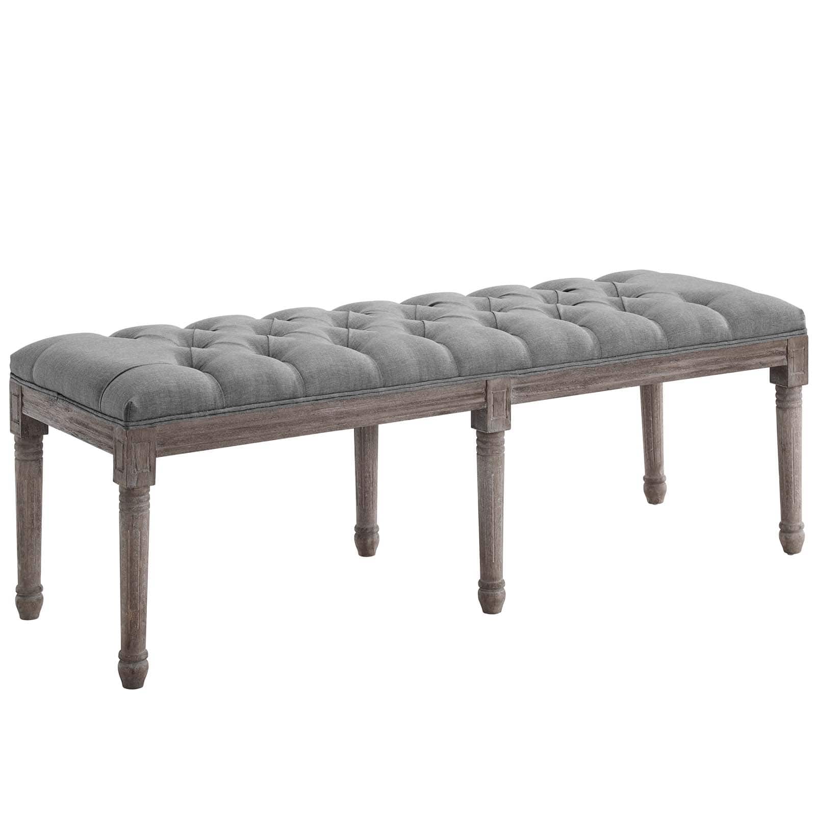 Modway Province French Vintage Performance Velvet Bench - EEI-3368 | Benches | Modishstore - 10