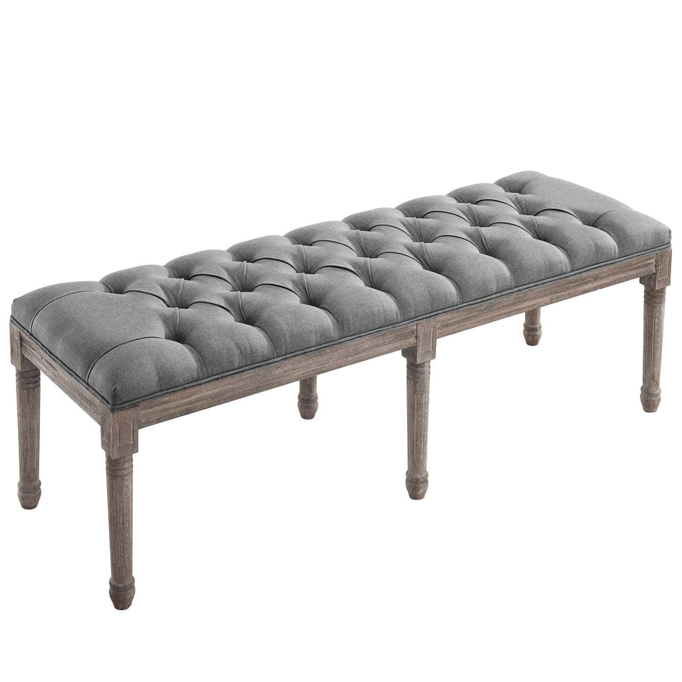 Modway Province French Vintage Performance Velvet Bench - EEI-3368 | Benches | Modishstore - 11