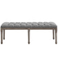 Modway Province French Vintage Performance Velvet Bench - EEI-3368 | Benches | Modishstore - 14