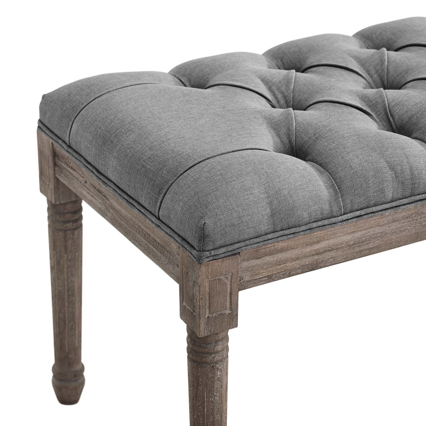 Modway Province French Vintage Performance Velvet Bench - EEI-3368 | Benches | Modishstore - 15