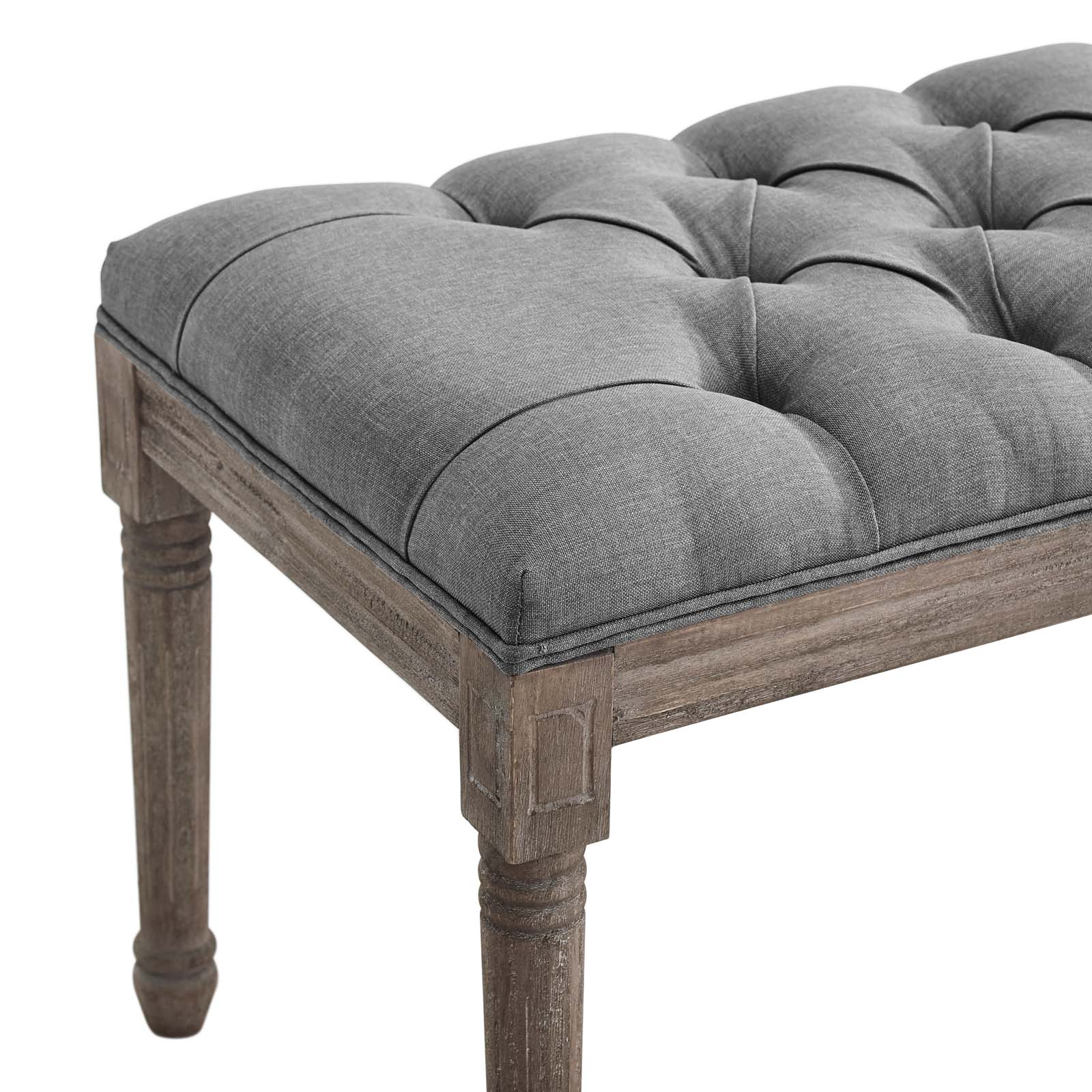 Modway Province French Vintage Performance Velvet Bench - EEI-3368 | Benches | Modishstore - 15