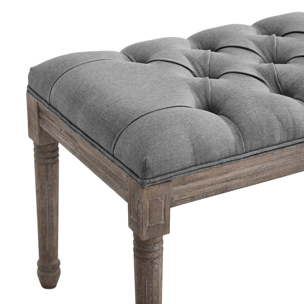 Modway Province French Vintage Performance Velvet Bench - EEI-3368 | Benches | Modishstore - 15