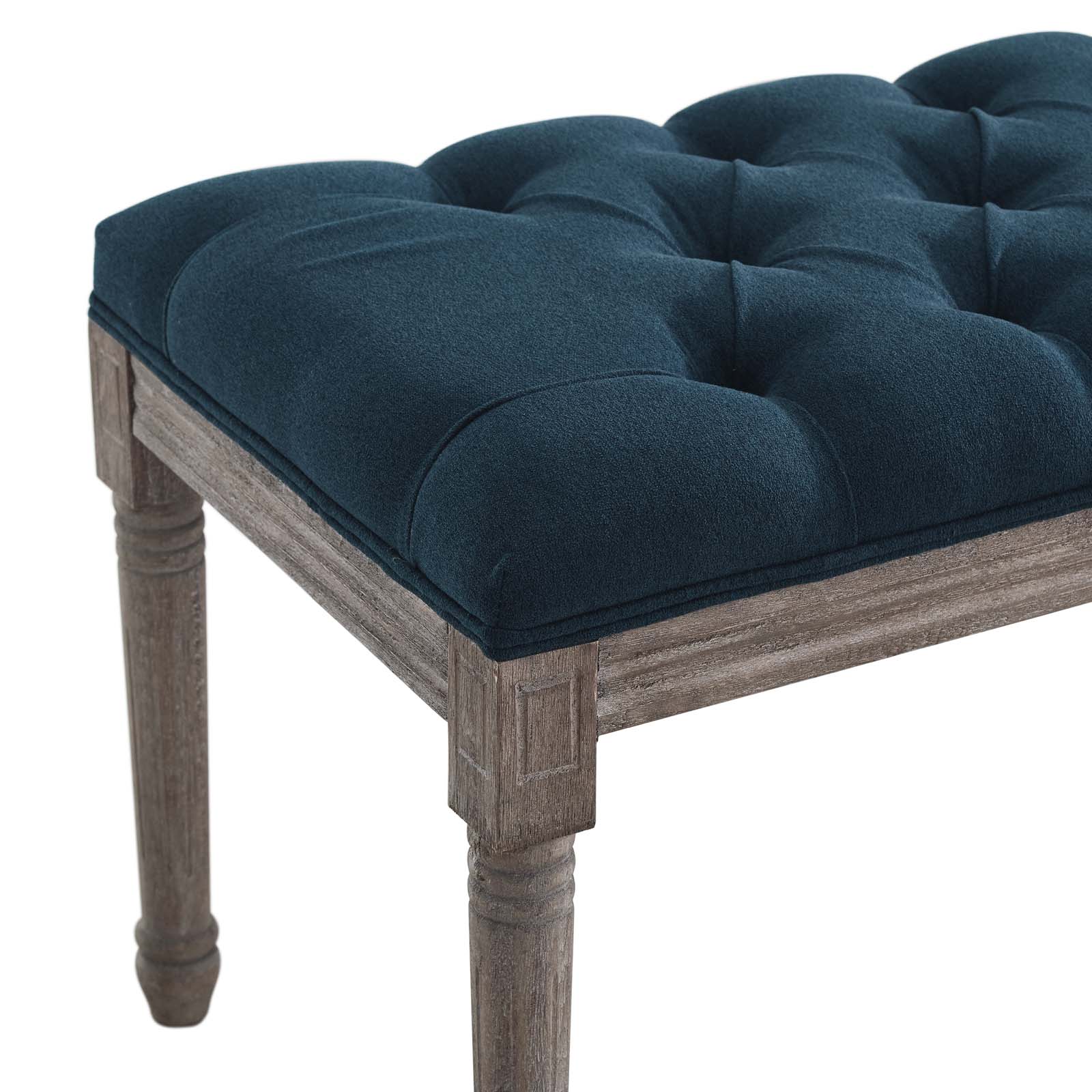 Modway Province French Vintage Performance Velvet Bench - EEI-3368 | Benches | Modishstore - 21