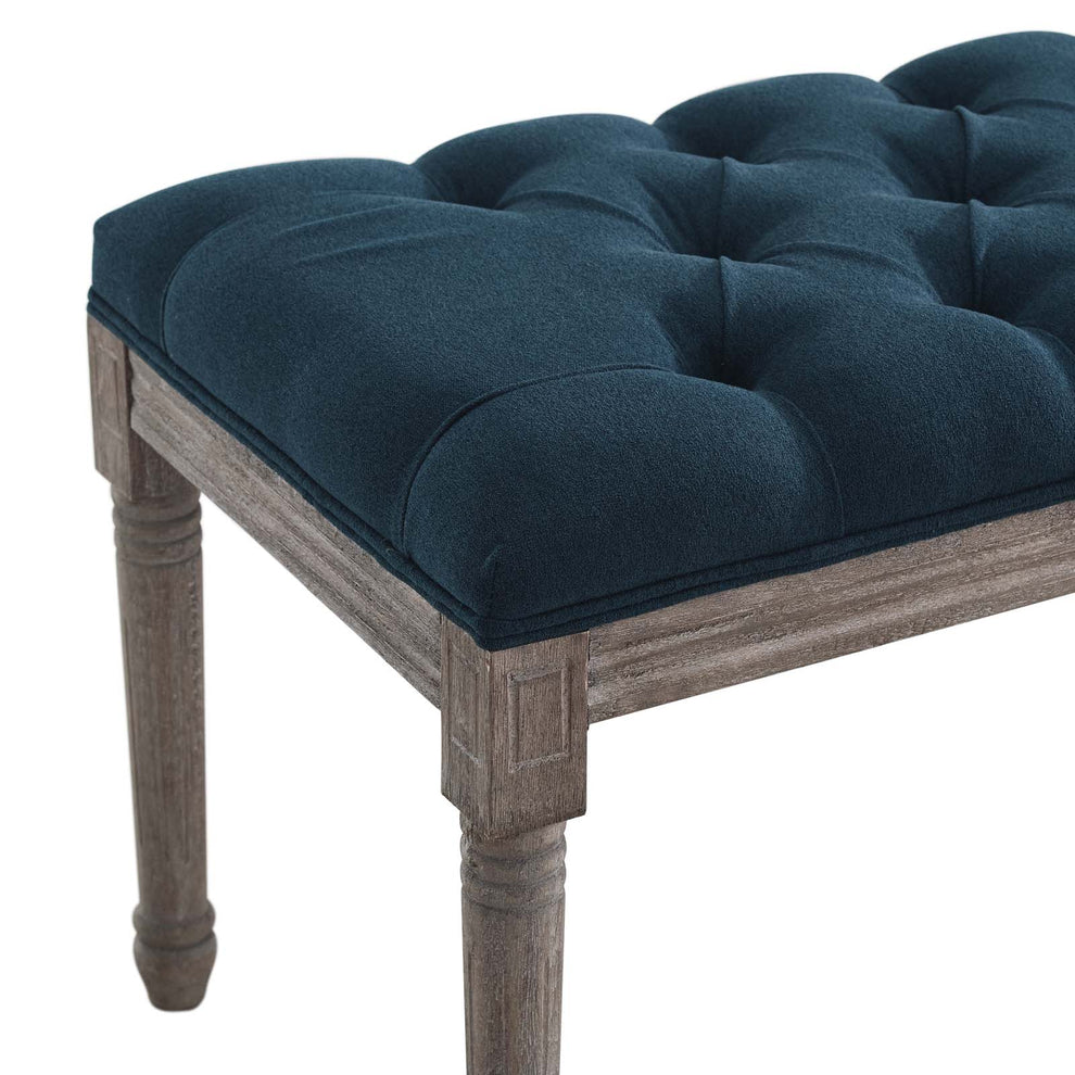 Modway Province French Vintage Performance Velvet Bench - EEI-3368 | Benches | Modishstore - 21