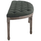 Modway Esteem Vintage French Upholstered Fabric Semi-Circle Bench - EEI-3369 | Benches | Modishstore - 10
