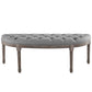 Modway Esteem Vintage French Upholstered Fabric Semi-Circle Bench - EEI-3369 | Benches | Modishstore - 18