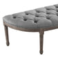 Modway Esteem Vintage French Upholstered Fabric Semi-Circle Bench - EEI-3369 | Benches | Modishstore - 19