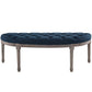 Modway Esteem Vintage French Upholstered Fabric Semi-Circle Bench - EEI-3369 | Benches | Modishstore - 23