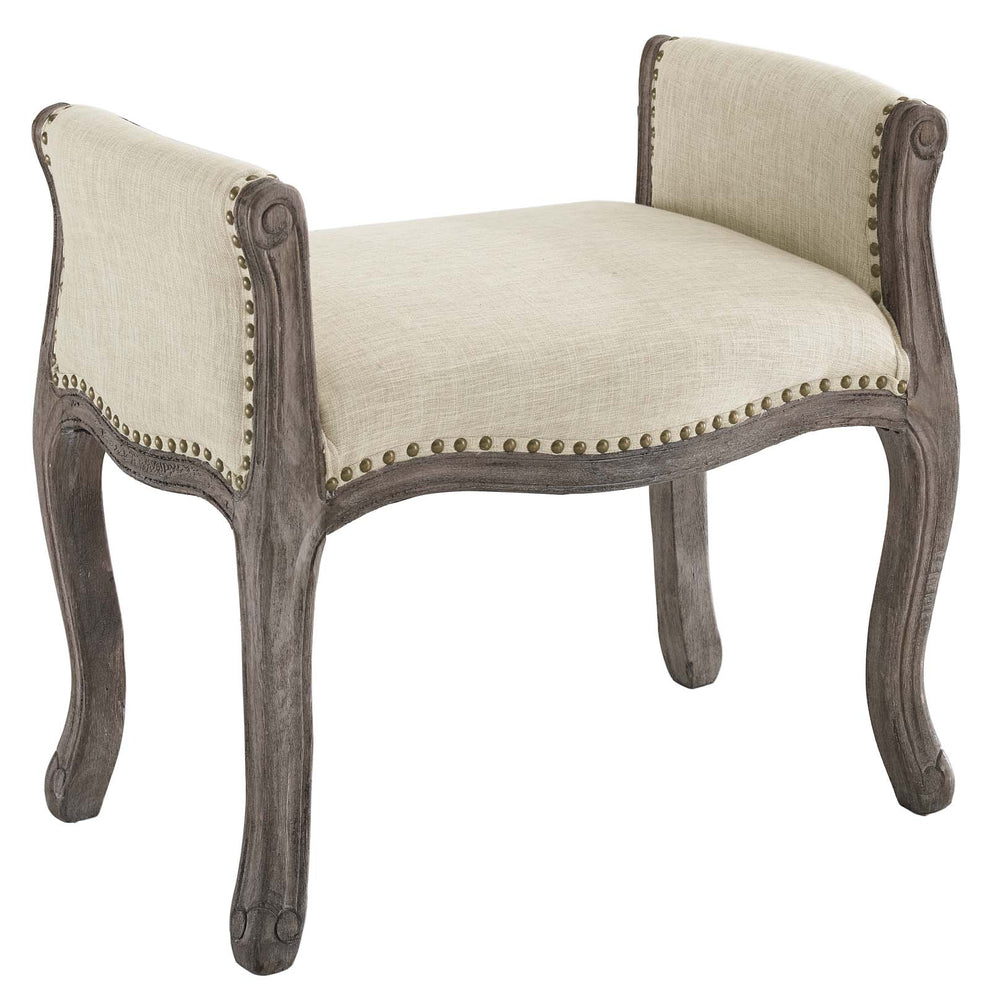Modway Avail Vintage French Upholstered Fabric Bench - EEI-3370 | Benches | Modishstore - 2