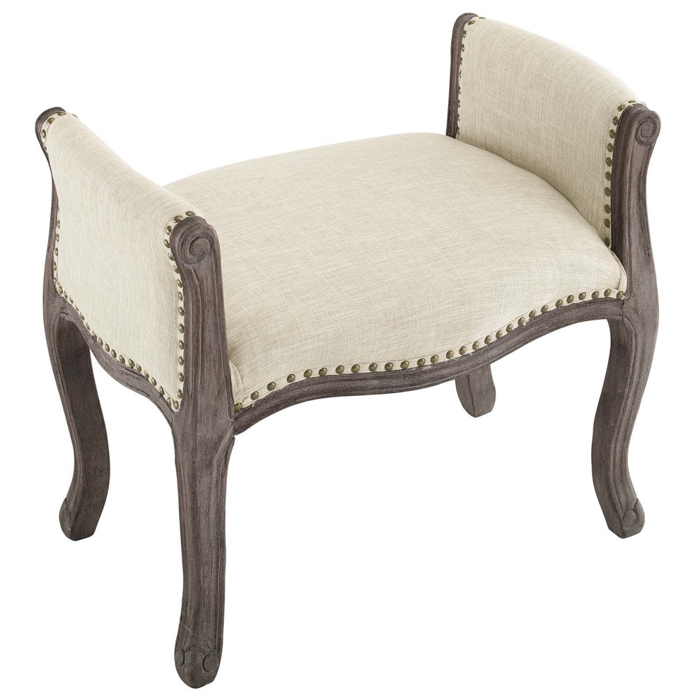 Modway Avail Vintage French Upholstered Fabric Bench - EEI-3370 | Benches | Modishstore - 3