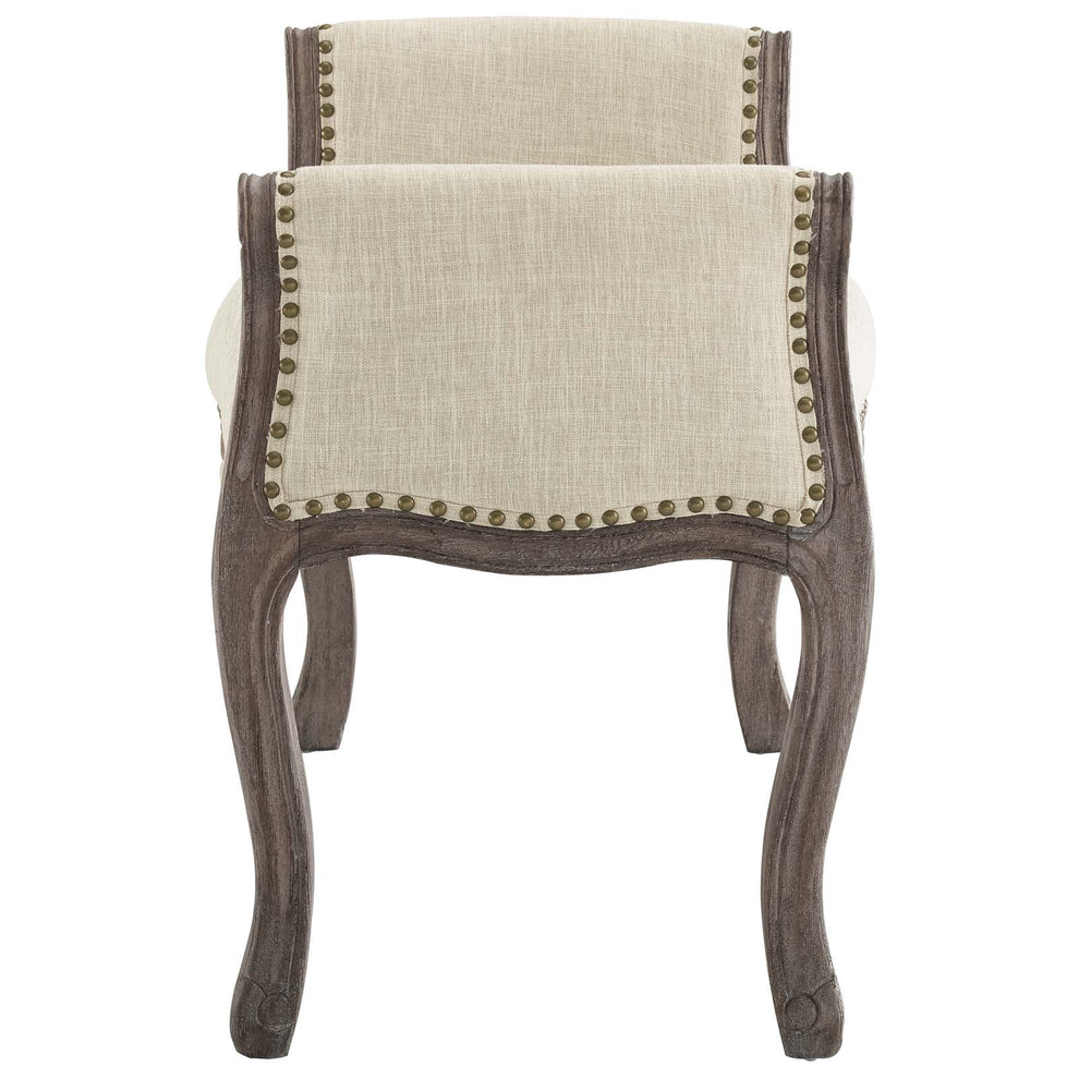 Modway Avail Vintage French Upholstered Fabric Bench - EEI-3370 | Benches | Modishstore - 4