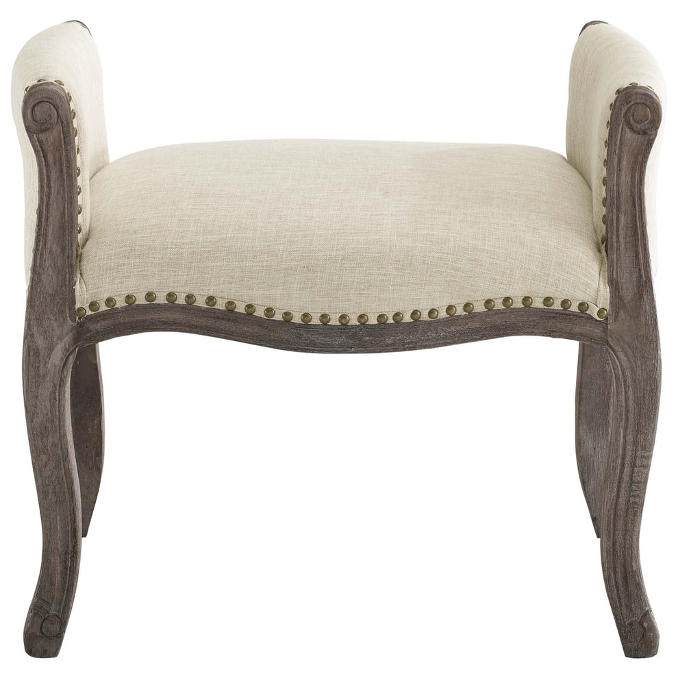 Modway Avail Vintage French Upholstered Fabric Bench - EEI-3370 | Benches | Modishstore - 5