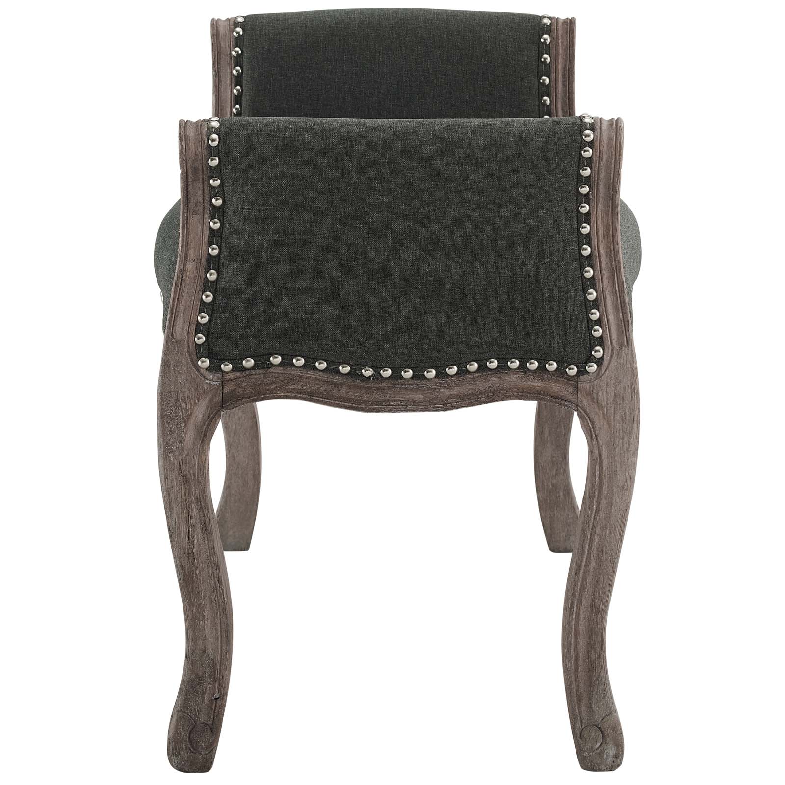 Modway Avail Vintage French Upholstered Fabric Bench - EEI-3370 | Benches | Modishstore - 10