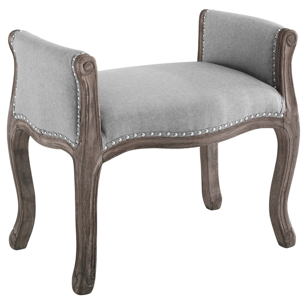 Modway Avail Vintage French Upholstered Fabric Bench - EEI-3370 | Benches | Modishstore - 14