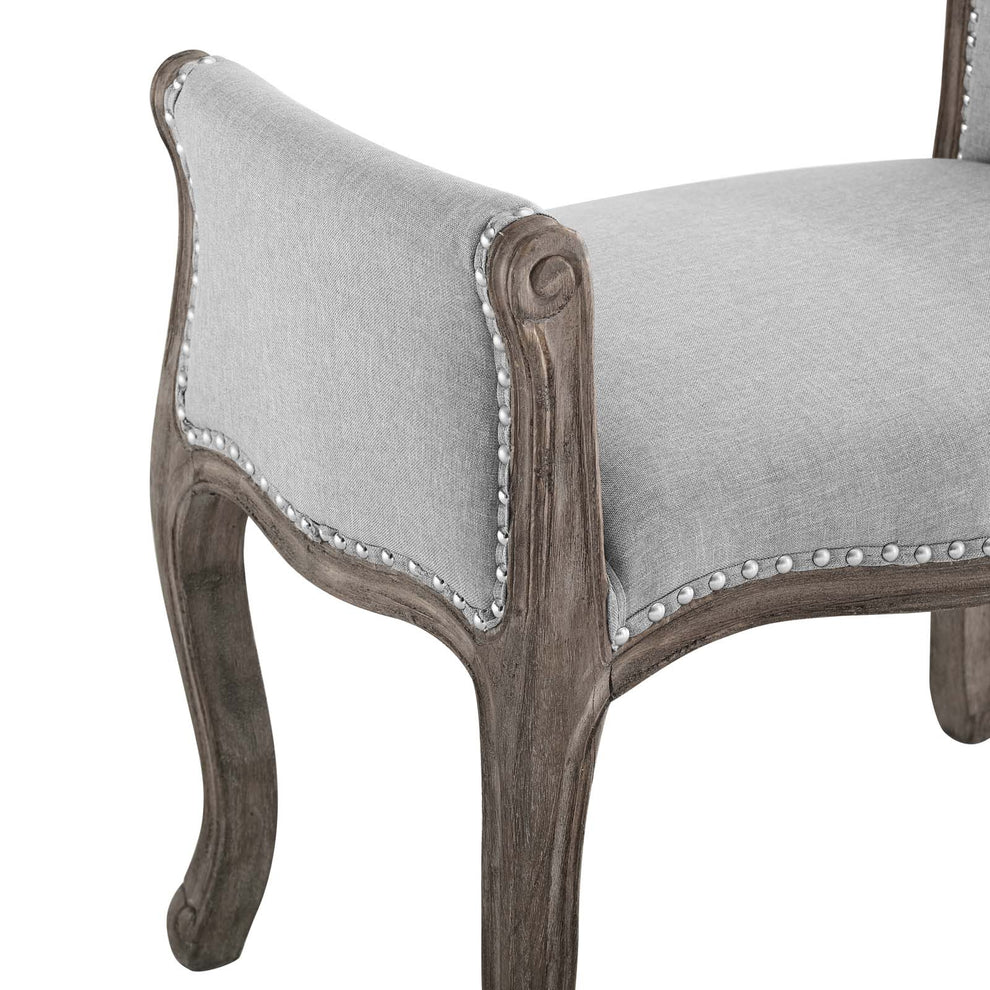 Modway Avail Vintage French Upholstered Fabric Bench - EEI-3370 | Benches | Modishstore - 18