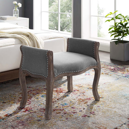 Modway Avail Vintage French Upholstered Fabric Bench - EEI-3370 | Benches | Modishstore - 13