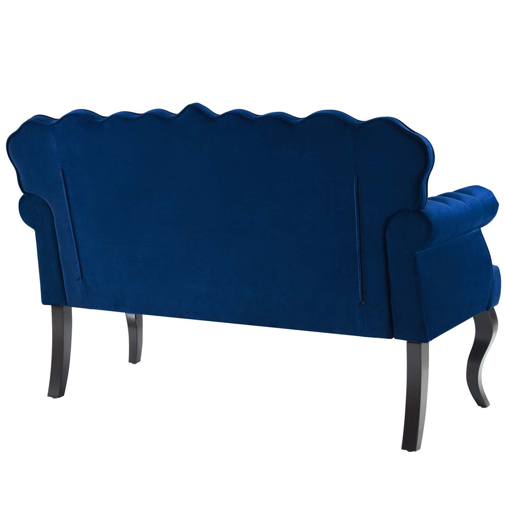 Modway Viola Chesterfield Button Tufted Loveseat Performance Velvet Settee - EEI-3373 | Loveseats | Modishstore - 18