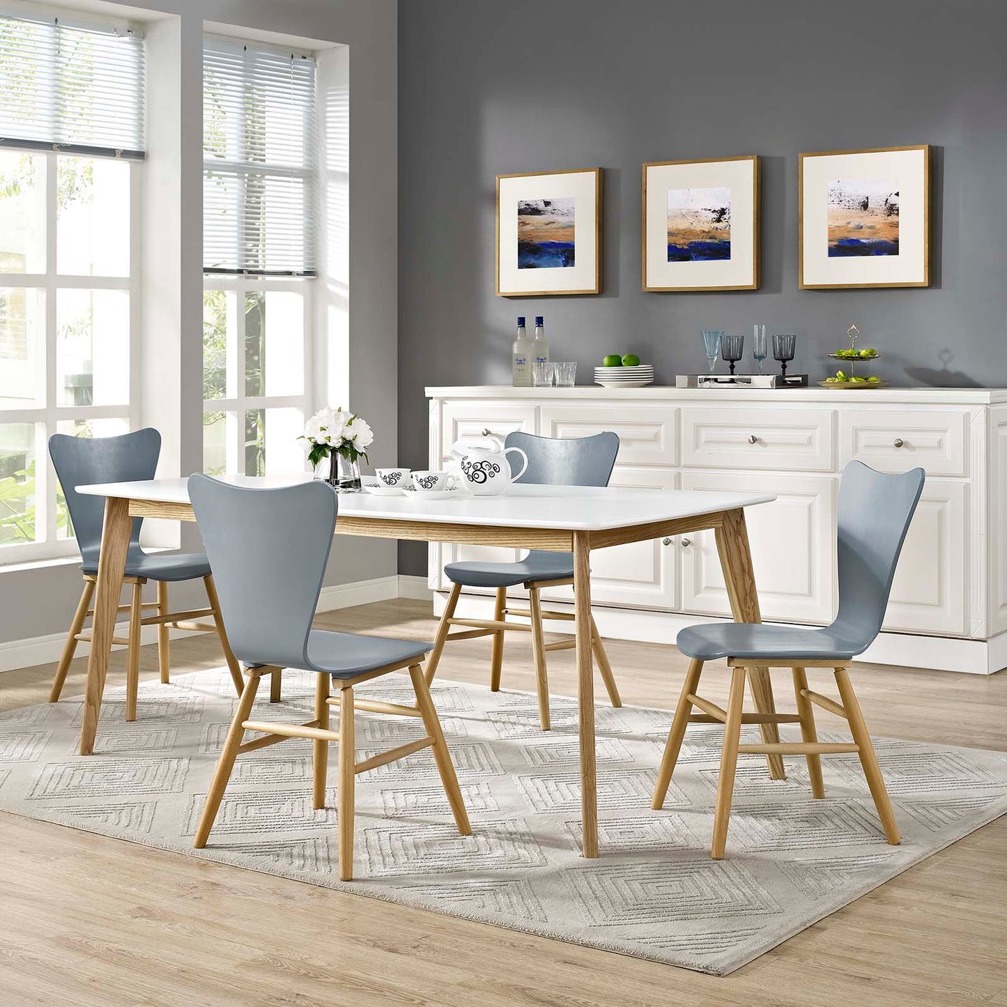 Modway Cascade Dining Chair Set of 4 | Dining Chairs | Modishstore-7